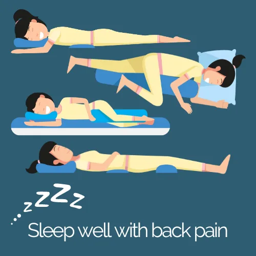 sleep well with back pain