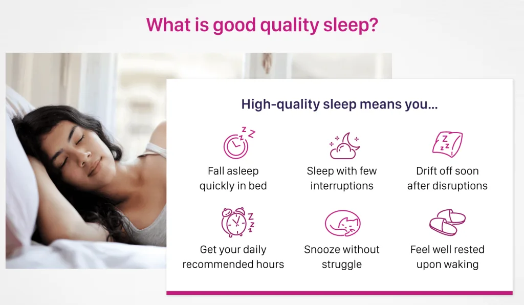 What is good quality sleep?